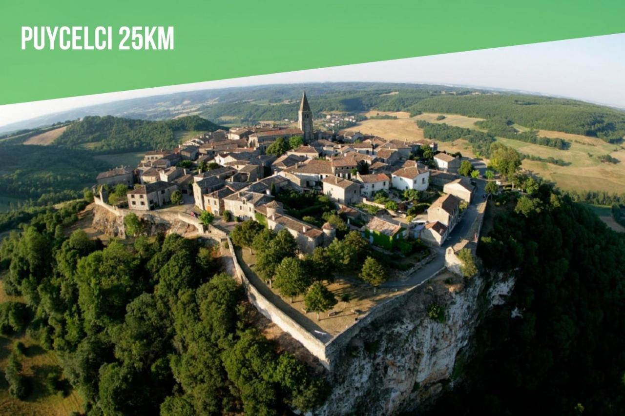 Le Cottage Nature Loin De L'Oeil Sauna Gaillac Entre Albi-Toulouse & Les Cottages Du Tarn Brens  المظهر الخارجي الصورة